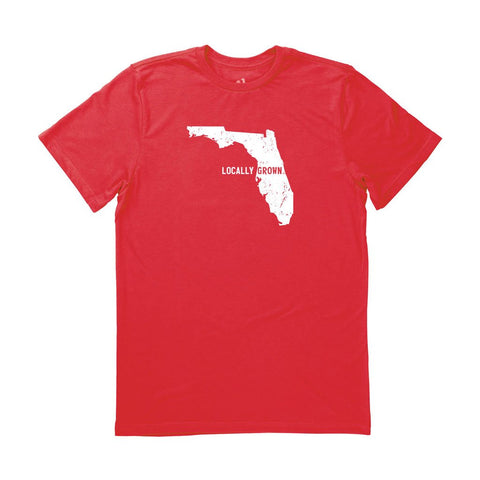 Locally Grown Clothing Co. Men's Florida Solid State Tee