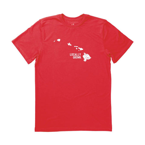 Locally Grown Clothing Co. Men's Hawaii Solid State Tee