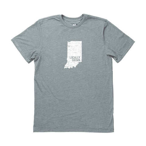 Locally Grown Clothing Co. Men's Indiana Solid State Tee