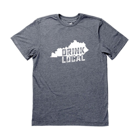 Locally Grown Clothing Co. Men's Kentucky Drink Local State Tee