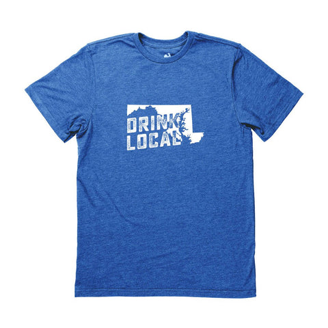 Locally Grown Clothing Co. Men's Maryland Drink Local State Tee