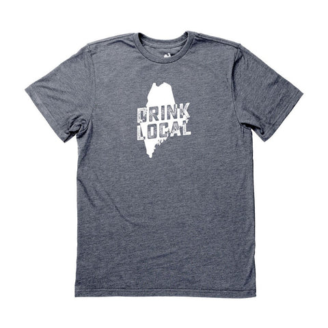 Locally Grown Clothing Co. Men's Maine Drink Local State Tee