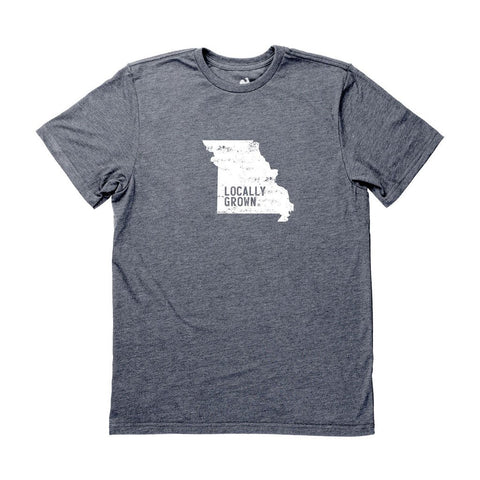 Locally Grown Clothing Co. Men's Missouri Solid State Tee