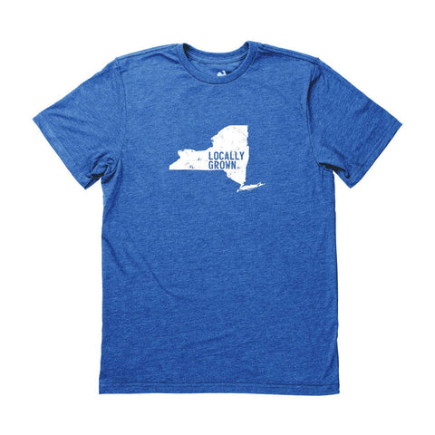 Locally Grown Clothing Co. Men's New York Solid State Tee
