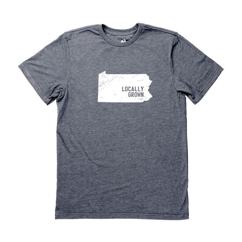 Locally Grown Clothing Co. Men's Pennsylvania Solid State Tee