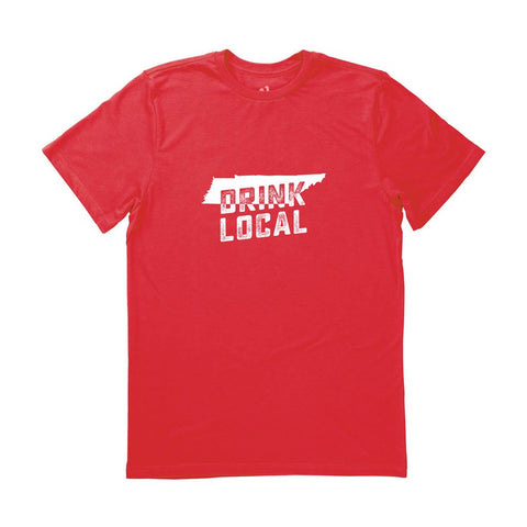 Locally Grown Clothing Co. Men's Tennessee Drink Local State Tee
