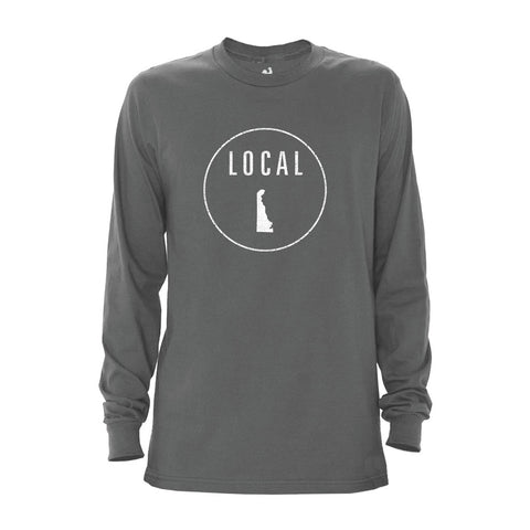 Locally Grown Clothing Co. Men's Delaware Local Long Sleeve Crew