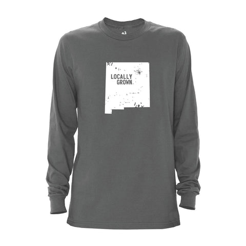 Locally Grown Clothing Co. Men's New Mexico Solid State Long Sleeve