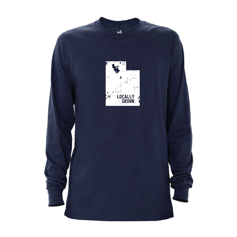 Locally Grown Clothing Co. Men's Utah Solid State Long Sleeve