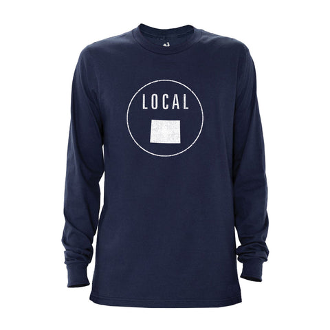 Locally Grown Clothing Co. Men's Wyoming Local Long Sleeve Crew