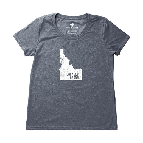 Locally Grown Clothing Co. Women's Idaho Solid State Tee
