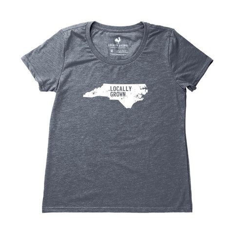 Locally Grown Clothing Co. Women's North Carolina Solid State Tee