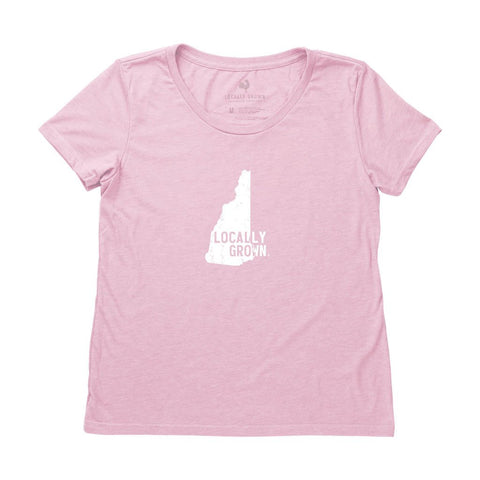 Locally Grown Clothing Co. Women's New Hampshire Solid State Tee