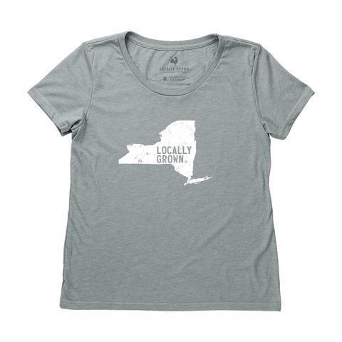 Locally Grown Clothing Co. Women's New York Solid State Tee