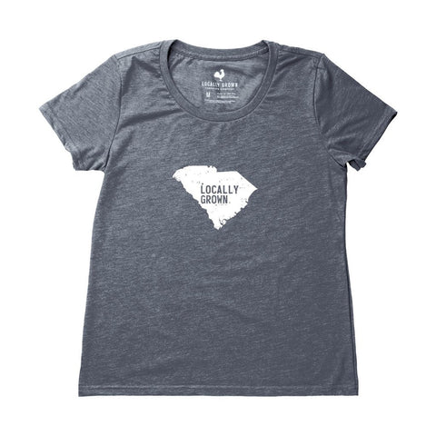 Locally Grown Clothing Co. Women's South Carolina Solid State Tee
