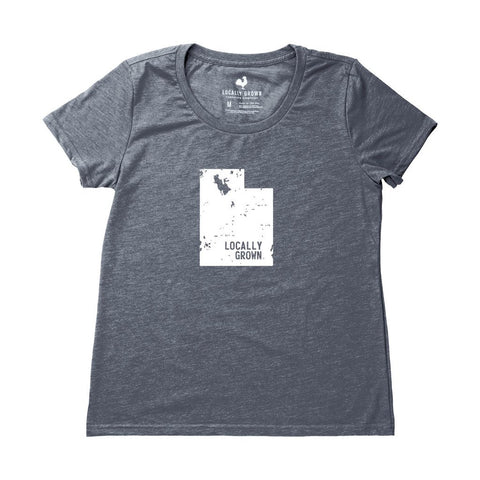 Locally Grown Clothing Co. Women's Utah Solid State Tee