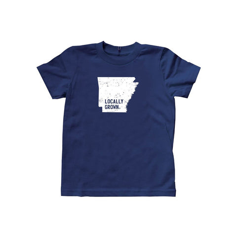 Locally Grown Clothing Co. Kids Arkansas Solid State Tee