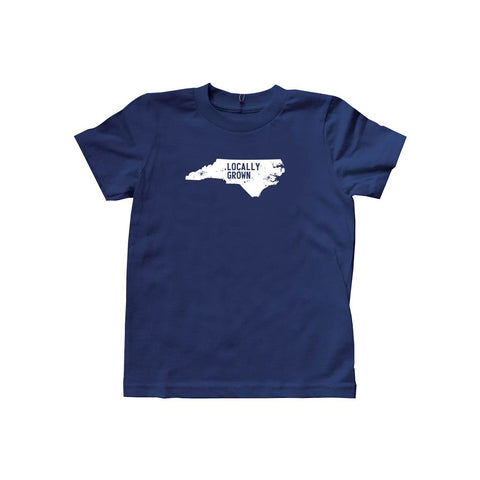 Locally Grown Clothing Co. Kids North Carolina Solid State Tee