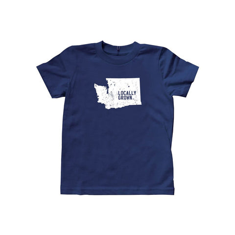 Locally Grown Clothing Co. Kids Washington Solid State Tee