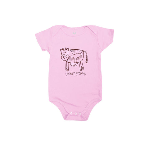Locally Grown Clothing Co. Lil' Cow One-piece