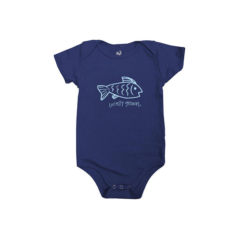 Locally Grown Clothing Co. Lil' Fish One-piece