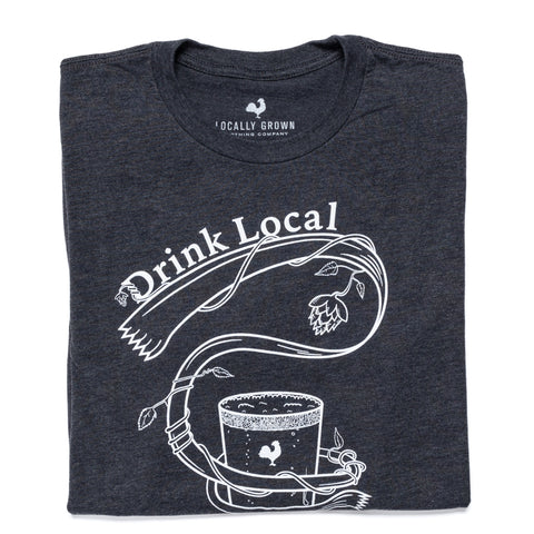 Locally Grown Clothing Co. Drink Local Hops T-Shirt