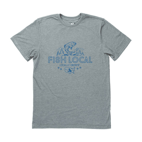 Locally Grown Clothing Co. Men's Fish Local Tee