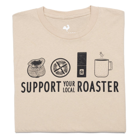 Locally Grown Clothing Co. Support Your Local Roaster Tee