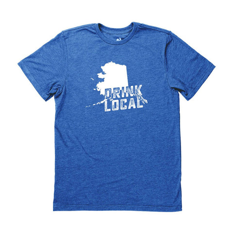 Locally Grown Clothing Co. Men's Alaska Drink Local State Tee