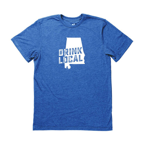 Locally Grown Clothing Co. Men's Alabama Drink Local State Tee