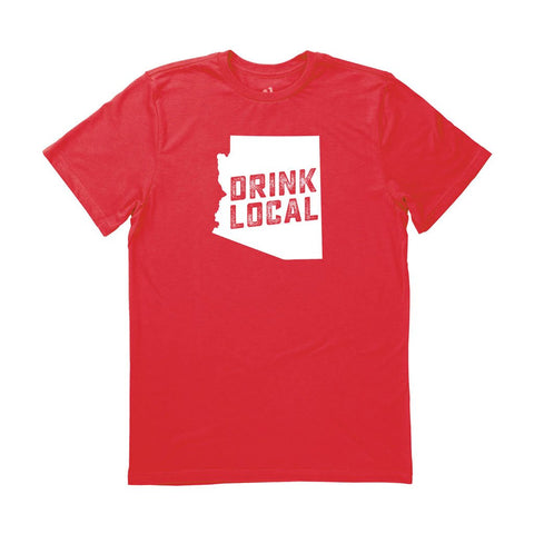 Locally Grown Clothing Co. Men's Arizona Drink Local State Tee
