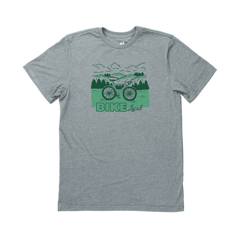 Locally Grown Clothing Co. Men's Bike Local (2-Color) Tee