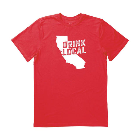 Locally Grown Clothing Co. Men's California Drink Local State Tee