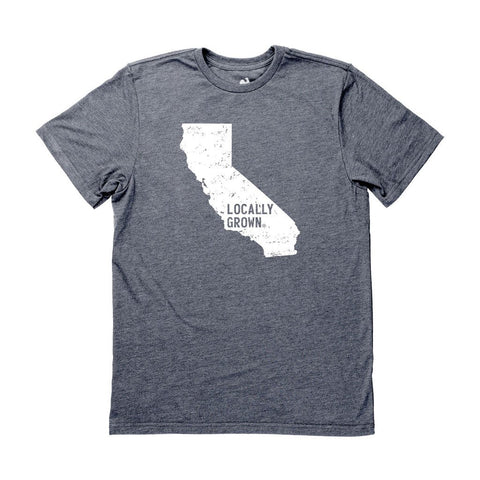 Locally Grown Clothing Co. Men's California Solid State Tee