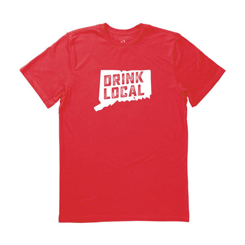 Locally Grown Clothing Co. Men's Connecticut Drink Local State Tee