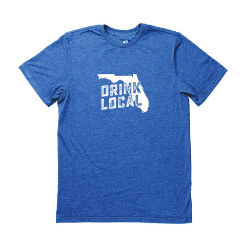 Locally Grown Clothing Co. Men's Florida Drink Local State Tee