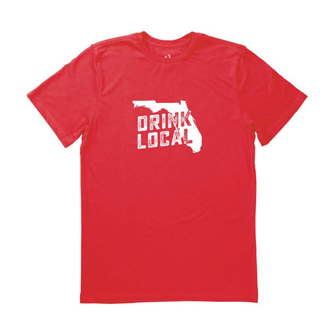 Locally Grown Clothing Co. Men's Florida Drink Local State Tee
