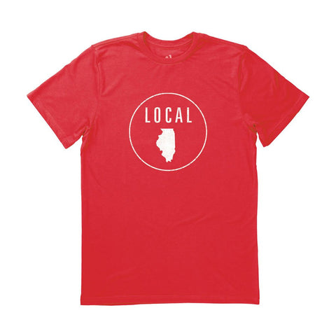 Locally Grown Clothing Co. Men's Illinois Local Tee