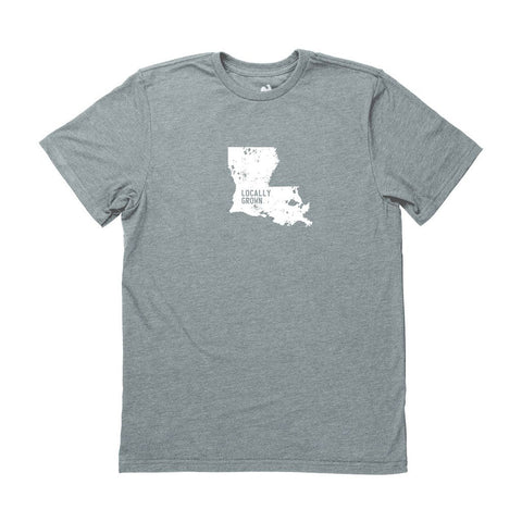 Locally Grown Clothing Co. Men's Louisiana Solid State Tee