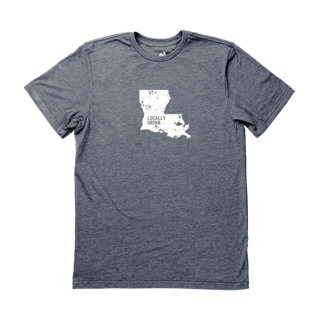 Men's Louisiana Solid State Tee - Locally Grown Clothing Co.