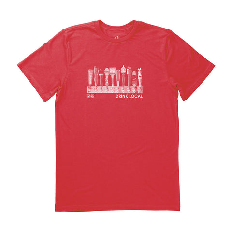 Locally Grown Clothing Co. Men's Drink Local-Taps Tee