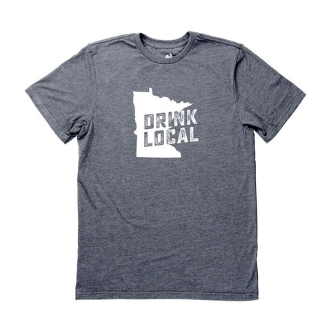 Locally Grown Clothing Co. Men's Minnesota Drink Local State Tee