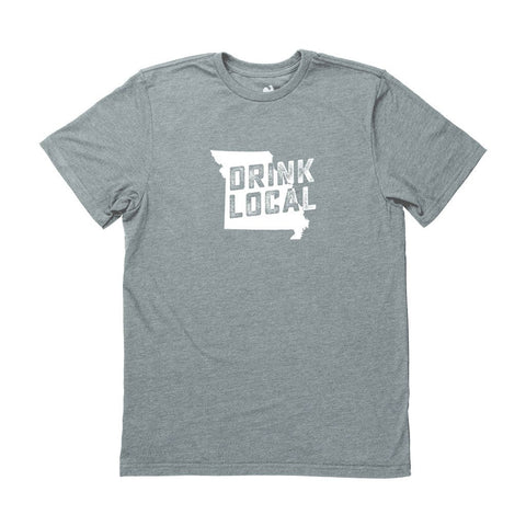 Locally Grown Clothing Co. Men's Missouri Drink Local State Tee