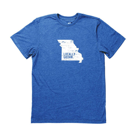 Locally Grown Clothing Co. Men's Missouri Solid State Tee