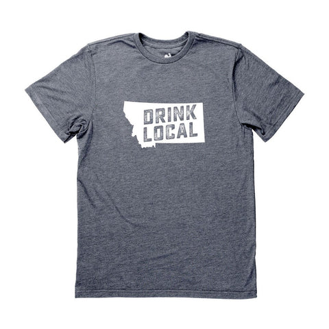 Locally Grown Clothing Co. Men's Montana Drink Local State Tee