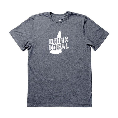 Locally Grown Clothing Co. Men's New Hampshire Drink Local State Tee