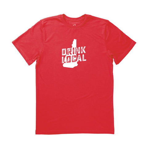 Locally Grown Clothing Co. Men's New Hampshire Drink Local State Tee