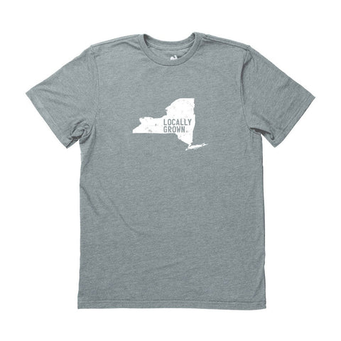 Locally Grown Clothing Co. Men's New York Solid State Tee