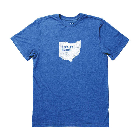Locally Grown Clothing Co. Men's Ohio Solid State Tee