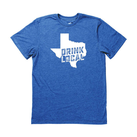 Locally Grown Clothing Co. Men's Texas Drink Local State Tee